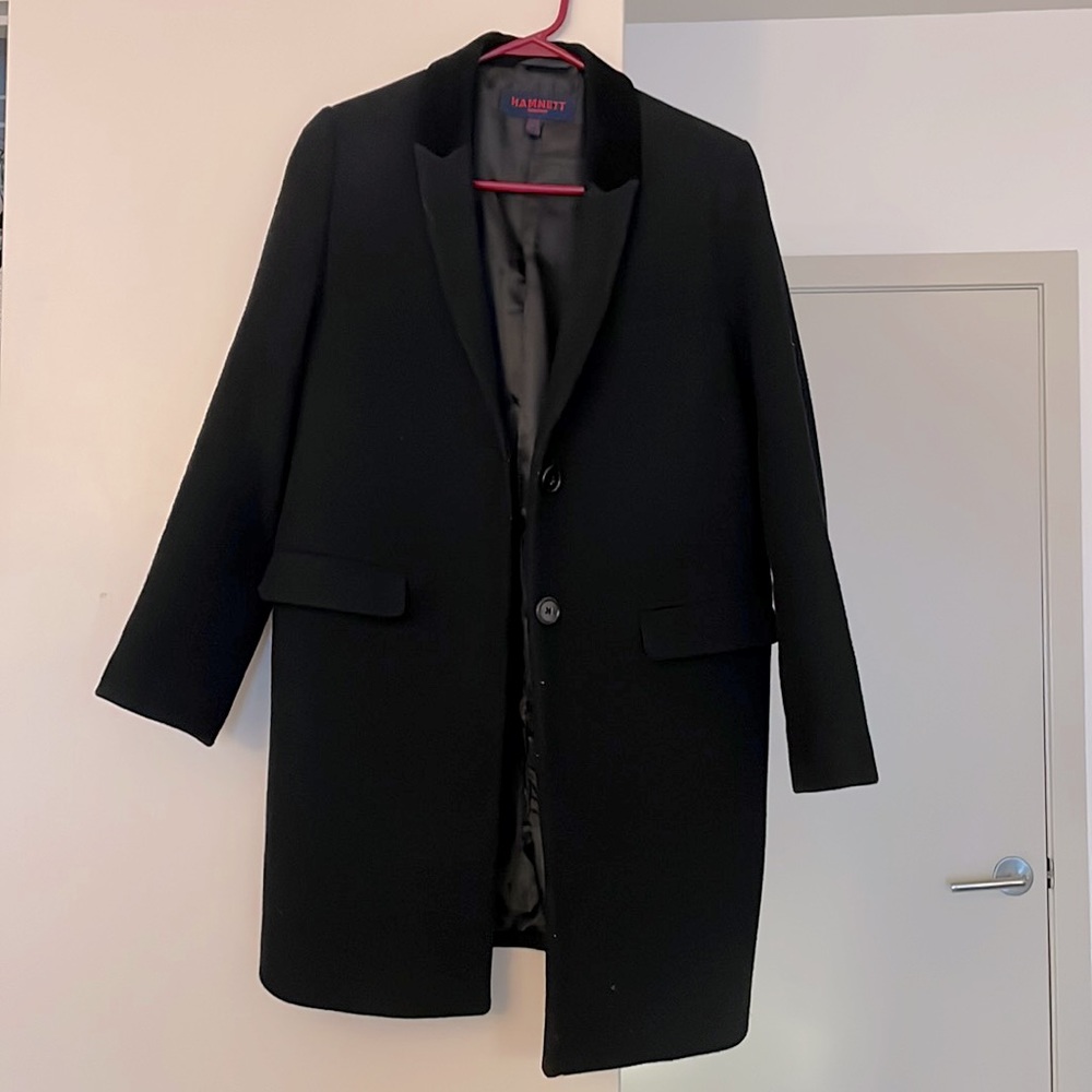 Hamnett London Wool Overcoat